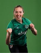 8 April 2022; Megan Connolly during a Republic of Ireland Women squad portrait session at Castleknock Hotel in Dublin. Photo by Stephen McCarthy/Sportsfile