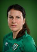 8 April 2022; Niamh Fahey during a Republic of Ireland Women squad portrait session at Castleknock Hotel in Dublin. Photo by Stephen McCarthy/Sportsfile