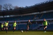 10 April 2022; Jessica Ziu during a Republic of Ireland women training session at the Gamla Ullevi Stadium in Gothenburg, Sweden. Photo by Stephen McCarthy/Sportsfile