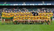 10 April 2022; The Donegal team before the Lidl Ladies Football National League Division 1 Final between Donegal and Meath at Croke Park in Dublin. Photo by Brendan Moran/Sportsfile