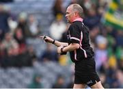 10 April 2022; Referee Garryowen McMahon during the Lidl Ladies Football National League Division 1 Final between Donegal and Meath at Croke Park in Dublin. Photo by Piaras Ó Mídheach/Sportsfile