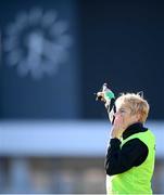 10 April 2022; Manager Vera Pauw during a Republic of Ireland women training session at the Gamla Ullevi Stadium in Gothenburg, Sweden. Photo by Stephen McCarthy/Sportsfile