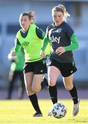 10 April 2022; Éabha O'Mahony during a Republic of Ireland women training session at the Gamla Ullevi Stadium in Gothenburg, Sweden. Photo by Stephen McCarthy/Sportsfile