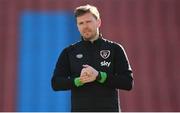 10 April 2022; Assistant manager Tom Elms during a Republic of Ireland women training session at the Gamla Ullevi Stadium in Gothenburg, Sweden. Photo by Stephen McCarthy/Sportsfile
