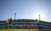 10 April 2022; A general view of a Republic of Ireland women training session at the Gamla Ullevi Stadium in Gothenburg, Sweden. Photo by Stephen McCarthy/Sportsfile