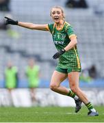 10 April 2022; Aoibheann Leahy of Meath during the Lidl Ladies Football National League Division 1 Final between Donegal and Meath at Croke Park in Dublin. Photo by Piaras Ó Mídheach/Sportsfile