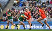 10 April 2022; Lauren McConville of Armagh in action against Niamh Carmody of Kerry during the Lidl Ladies Football National League Division 2 Final between Armagh and Kerry at Croke Park in Dublin. Photo by Brendan Moran/Sportsfile
