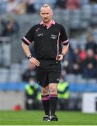 10 April 2022; Referee Garryowen McMahon during the Lidl Ladies Football National League Division 1 Final between Donegal and Meath at Croke Park in Dublin. Photo by Brendan Moran/Sportsfile