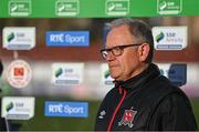 8 April 2022; Dundalk first team manager Dave Mackey before the SSE Airtricity League Premier Division match between St Patrick's Athletic and Dundalk at Richmond Park in Dublin. Photo by Ramsey Cardy/Sportsfile