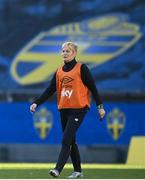 11 April 2022; Manager Vera Pauw during a Republic of Ireland Women training session at Gamla Ullevi in Gothenburg, Sweden. Photo by Stephen McCarthy/Sportsfile