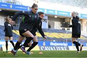 11 April 2022; Chloe Mustaki during a Republic of Ireland Women training session at Gamla Ullevi in Gothenburg, Sweden. Photo by Stephen McCarthy/Sportsfile