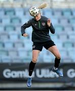 11 April 2022; Louise Quinn during a Republic of Ireland Women training session at Gamla Ullevi in Gothenburg, Sweden. Photo by Stephen McCarthy/Sportsfile