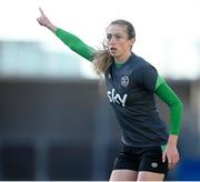 11 April 2022; Megan Connolly during a Republic of Ireland Women training session at Gamla Ullevi in Gothenburg, Sweden. Photo by Stephen McCarthy/Sportsfile