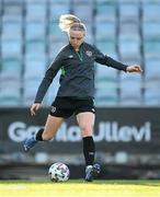 11 April 2022; Louise Quinn during a Republic of Ireland Women training session at Gamla Ullevi in Gothenburg, Sweden. Photo by Stephen McCarthy/Sportsfile