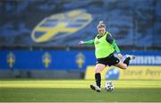 11 April 2022; Izzy Atkinson during a Republic of Ireland Women training session at Gamla Ullevi in Gothenburg, Sweden. Photo by Stephen McCarthy/Sportsfile