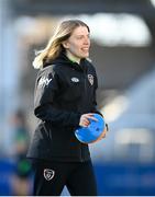11 April 2022; Kit and equipment manager Orla Haran during a Republic of Ireland Women training session at Gamla Ullevi in Gothenburg, Sweden. Photo by Stephen McCarthy/Sportsfile