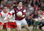 25 April 2004; John Devane, Galway, in action against Tyrone. Allianz Football League 2004, Semi-Final Replay, Galway v Tyrone, Pearse Stadium, Galway. Picture credit; Ray McManus / SPORTSFILE *EDI*