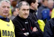 25 April 2004; Mickey Harte, Tyrone manager. Allianz Football League 2004, Semi-Final Replay, Galway v Tyrone, Pearse Stadium, Galway. Picture credit; Ray McManus / SPORTSFILE *EDI*