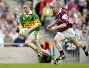 2 May 2004; Colm Cooper, Kerry, in action against Michael Comer, Galway. Allianz National Football League 2004 Division 1 Final, Kerry v Galway, Croke Park, Dublin. Picture credit; David Maher / SPORTSFILE *EDI*