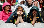 4 August 2013; Dejected Donegal fans look on during the game. GAA Football All-Ireland Senior Championship, Quarter-Final, Mayo v Donegal, Croke Park, Dublin. Photo by Sportsfile