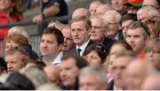 4 August 2013; An Taoiseach Enda Kenny, T.D., watches on during the game. GAA Football All-Ireland Senior Championship, Quarter-Final, Mayo v Donegal, Croke Park, Dublin. Picture credit: Stephen McCarthy / SPORTSFILE