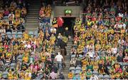 4 August 2013; Donegal supporters make their way towards the exit during the second half. GAA Football All-Ireland Senior Championship, Quarter-Final, Mayo v Donegal, Croke Park, Dublin. Picture credit: Dáire Brennan / SPORTSFILE