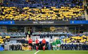 12 April 2022; Players of both sides and officials make their way out before the FIFA Women's World Cup 2023 qualifying match between Sweden and Republic of Ireland at Gamla Ullevi in Gothenburg, Sweden. Photo by Stephen McCarthy/Sportsfile