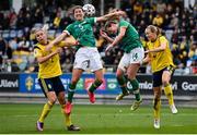 12 April 2022; Niamh Fahey of Republic of Ireland during the FIFA Women's World Cup 2023 qualifying match between Sweden and Republic of Ireland at Gamla Ullevi in Gothenburg, Sweden. Photo by Stephen McCarthy/Sportsfile