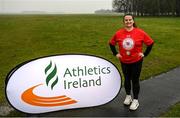 14 April 2022; The Operation Transformation leaders were on hand to launch the Athletics Ireland Race Series sponsored by Sports Travel International which takes place in the Phoenix Park in May, June, and July. Operation transformation leader Katie Jones was in attendance at the launch of Athletics Ireland race series sponsored by Sports Travel International at Phoenix Park in Dublin. Photo by Harry Murphy/Sportsfile