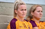 3 April 2022; Bernie Breen of Wexford looks on from the bench in the final moments of the Lidl Ladies Football National League Division 3 Final match between Roscommon and Wexford at St Brendan's Park in Birr, Offaly. Photo by Ben McShane/Sportsfile