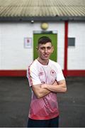13 April 2022; Darragh Burns poses for a portrait after a St Patrick's Athletic open training session at Richmond Park in Dublin. Photo by David Fitzgerald/Sportsfile