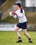 3 April 2022; Sarah Merrigan of Wexford during the Lidl Ladies Football National League Division 3 Final match between Roscommon and Wexford at St Brendan's Park in Birr, Offaly. Photo by Ben McShane/Sportsfile