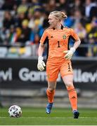 12 April 2022; Sweden goalkeeper Hedvig Lindahl during the FIFA Women's World Cup 2023 qualifying match between Sweden and Republic of Ireland at Gamla Ullevi in Gothenburg, Sweden. Photo by Stephen McCarthy/Sportsfile