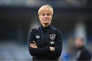12 April 2022; Republic of Ireland manager Vera Pauw before the FIFA Women's World Cup 2023 qualifying match between Sweden and Republic of Ireland at Gamla Ullevi in Gothenburg, Sweden. Photo by Stephen McCarthy/Sportsfile