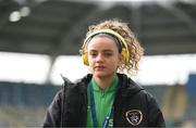 12 April 2022; Leanne Kiernan of Republic of Ireland before the FIFA Women's World Cup 2023 qualifying match between Sweden and Republic of Ireland at Gamla Ullevi in Gothenburg, Sweden. Photo by Stephen McCarthy/Sportsfile