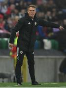 12 April 2022; Northern Ireland assistant manager Dean Shiels during the FIFA Women's World Cup 2023 qualifier match between Northern Ireland and England at National Stadium at Windsor Park in Belfast. Photo by Ramsey Cardy/Sportsfile