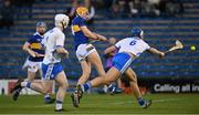 13 April 2022; Peter McGarry of Tipperary scores his side's second goal during the 2022 oneills.com Munster GAA Hurling Under 20 Championship Group 2 Round 2 match between Tipperary and Waterford at FBD Semple Stadium in Thurles, Tipperary. Photo by Seb Daly/Sportsfile
