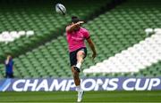 14 April 2022; James Lowe during a Leinster Rugby captain's run at the Aviva Stadium in Dublin. Photo by Harry Murphy/Sportsfile