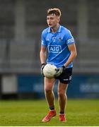 14 April 2022; Jack Lundy of Dublin during the EirGrid Leinster GAA Under 20 Football Championship Quarter-Final match between Dublin and Westmeath at Parnell Park in Dublin. Photo by Harry Murphy/Sportsfile