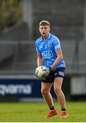 14 April 2022; Jack Lundy of Dublin during the EirGrid Leinster GAA Under 20 Football Championship Quarter-Final match between Dublin and Westmeath at Parnell Park in Dublin. Photo by Harry Murphy/Sportsfile