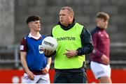 14 April 2022; Westmeath manager Damien Gavin during the EirGrid Leinster GAA Under 20 Football Championship Quarter-Final match between Dublin and Westmeath at Parnell Park in Dublin. Photo by Harry Murphy/Sportsfile