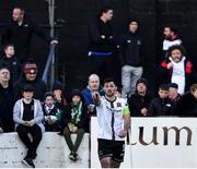 15 April 2022; Patrick Hoban of Dundalk after scoring his side's first goal during the SSE Airtricity League Premier Division match between Dundalk and Sligo Rovers at Oriel Park in Dundalk, Louth. Photo by Piaras Ó Mídheach/Sportsfile