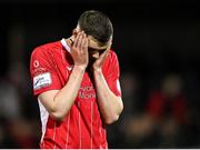 15 April 2022; Garry Buckley of Sligo Rovers after his side's defeat in SSE Airtricity League Premier Division match between Dundalk and Sligo Rovers at Oriel Park in Dundalk, Louth. Photo by Piaras Ó Mídheach/Sportsfile