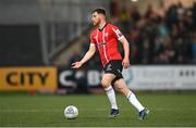 15 April 2022; Cameron McJannet of Derry City during the SSE Airtricity League Premier Division match between Derry City and Shelbourne at The Ryan McBride Brandywell Stadium in Derry. Photo by Stephen McCarthy/Sportsfile