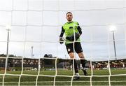 15 April 2022; Shelbourne goalkeeper Brendan Clarke during the SSE Airtricity League Premier Division match between Derry City and Shelbourne at The Ryan McBride Brandywell Stadium in Derry. Photo by Stephen McCarthy/Sportsfile