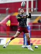 16 April 2022; Conor Murray of Munster warms up before the Heineken Champions Cup Round of 16 Second Leg match between Munster and Exeter Chiefs at Thomond Park in Limerick. Photo by Brendan Moran/Sportsfile