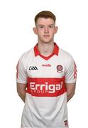 16 April 2022; Declan Cassidy during a Derry football squad portrait session at Derry GAA Centre of Excellence in Owenbeg, Derry. Photo by Stephen McCarthy/Sportsfile
