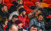 16 April 2022; Exeter Chiefs player Jack Nowell wearing a Munster jersey looks on during the Heineken Champions Cup Round of 16 Second Leg match between Munster and Exeter Chiefs at Thomond Park in Limerick. Photo by Harry Murphy/Sportsfile