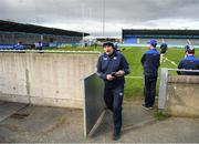 16 April 2022; Laois manager Seamus Plunkett before the Leinster GAA Hurling Senior Championship Round 1 match between Dublin and Laois at Parnell Park in Dublin. Photo by Eóin Noonan/Sportsfile
