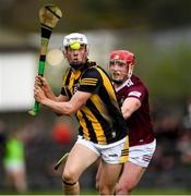 16 April 2022; Cian Kenny of Kilkenny is hooked by Darragh Egerton of Westmeath during the Leinster GAA Hurling Senior Championship Round 1 match between Westmeath and Kilkenny at TEG Cusack Park in Mullingar, Westmeath. Photo by Ray McManus/Sportsfile